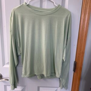 Old Navy Light Green Long Sleeve Top